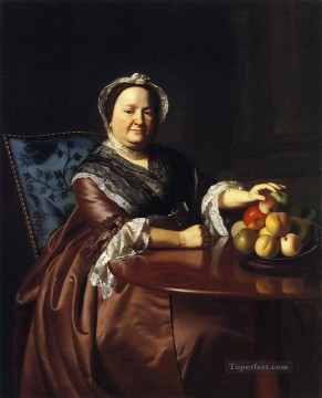  England Canvas - Mrs Ezekiel Gondthwait Elizabeth Lewis colonial New England Portraiture John Singleton Copley